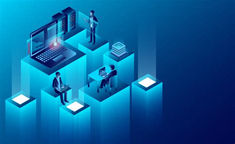 Digital Technology Concept New Innovative Ideas Isometric Vector
