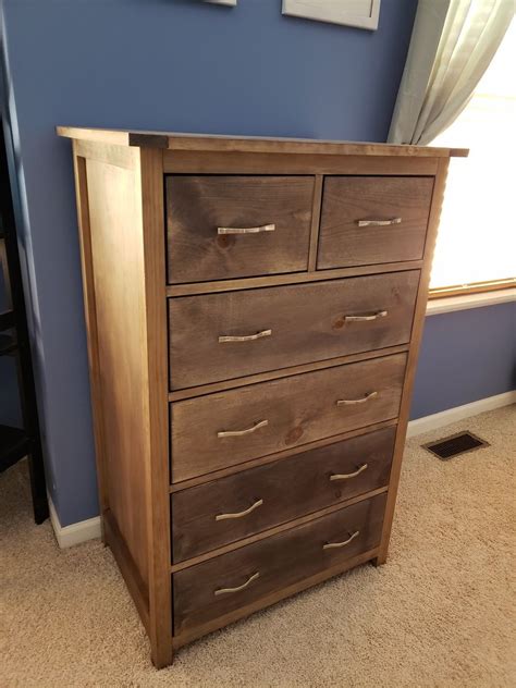 These dressers are sturdy and easy to assemble. Tall Bedroom Dresser | Ana White | Bedroom dressers, Diy ...