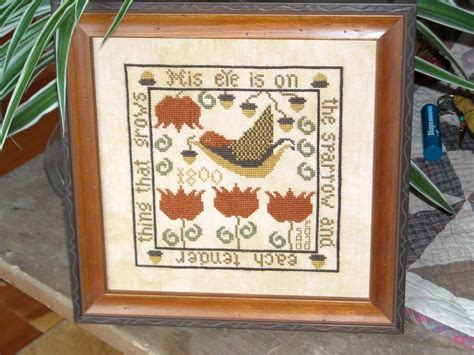 Halloween jack fall halloween etsy cross stitch halloween cross stitch charts halloween embroidery christmas cross stitch huswife. Goode Huswife Sparrows Song via Stitchin' Sweet Sue ...