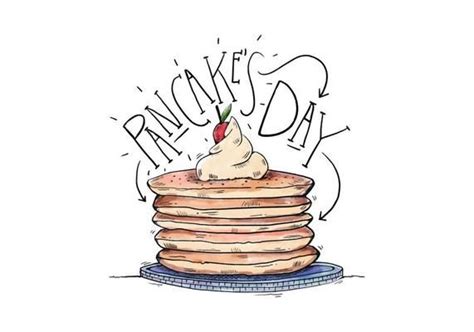 Download pancake day stock vectors. Pancake's Day Illustration | Vector art design ...