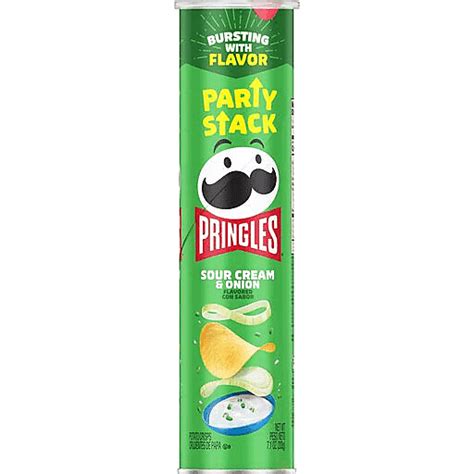 Pringles Mega Stack Sour And Cream Onion Snacks Chips And Dips Foodtown