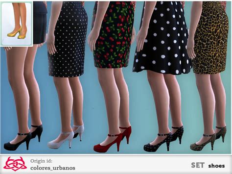 Set Shoes With Strap The Sims 4 Catalog