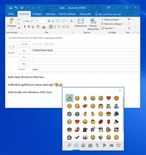 Emojis Per Tastenkombination Bei Windows 10 Einfügen Windows Faq