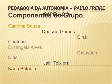 Pedagogia Da Autonomia Paulo Freire Resumo