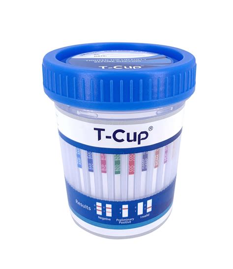 14 Panel T Cup Drug Test Cup With Adulteration Meditests