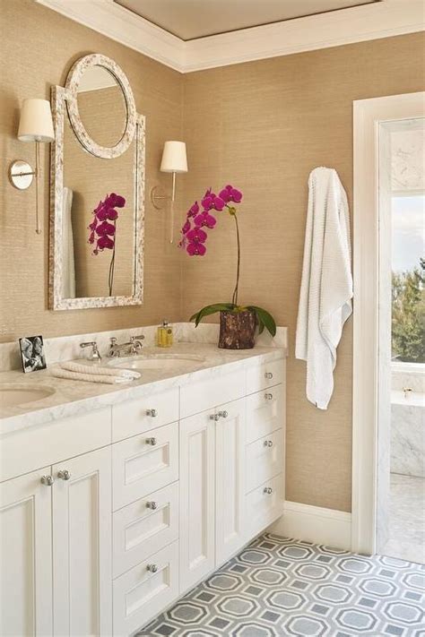 Diy & tools bathroom fixtures, kitchen fixtures and more from the wide range of products, online shopping at best prices. White and Gold Bathroom with Gray Tile Floor ...