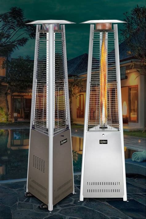 Outdoor propane heaters are radiant heating appliances for generating thermal radiation for outdoor use. Ambiance PC14AB Portable Decorative Propane Patio Heater ...