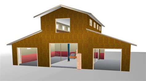 Visit the lester buildings project library for pole barn pictures, ideas, designs, floor plans and layouts. Monitor Barn Style Garage - The Garage Journal Board