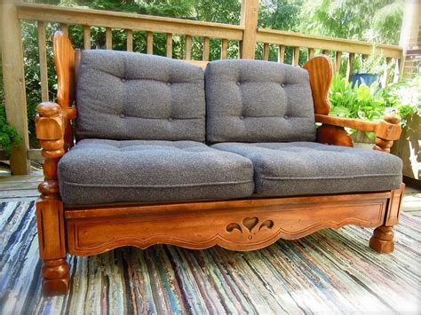So before you go out and starting filling your shopping cart with different options, take a step pack and decide how your preferred color or print will. Vintage Wood-Frame Compact Loveseat - Removable Cushions ...