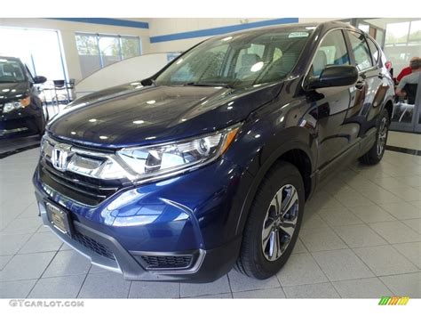 2019 Obsidian Blue Pearl Honda Cr V Lx Awd 132267461 Photo 14