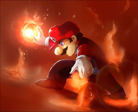 Mario Flames Of A Hero By Pinkpuffkirby On Deviantart