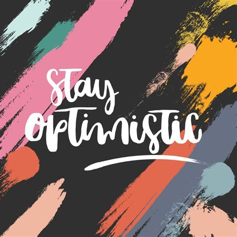 Stay Optimistic Lettering Vector Lettering Optimistic Vector Free