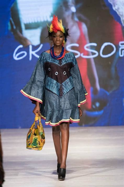 Designer 6kasso Congo African Maxi Dresses Fashion Week 2015