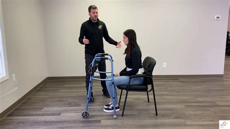 5 Sit To Stand Transfers And Walker Safety Youtube