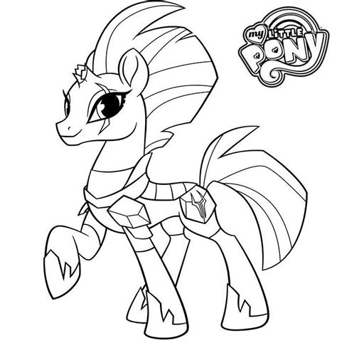 MLP My Little Pony Tempest Shadow Coloring Page My little pony