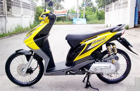 Kumpulan foto modifikasi motor yamaha rx king terbaru via otomotiva.blogspot.com. Modifikasi Motor Beat Warna Hijau Tosca - Blog Motor Keren