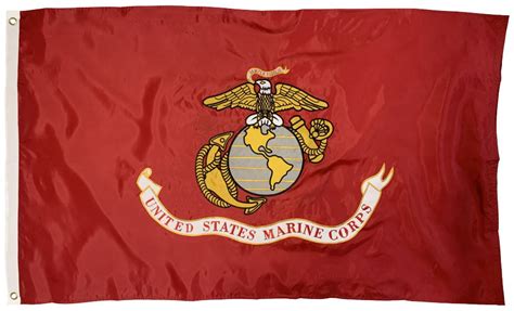 marine corps double sided 3×5 flag embroidered nylon i americas flags