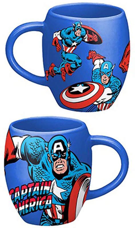 marvel captain america coffee mug bubble at mighty ape nz