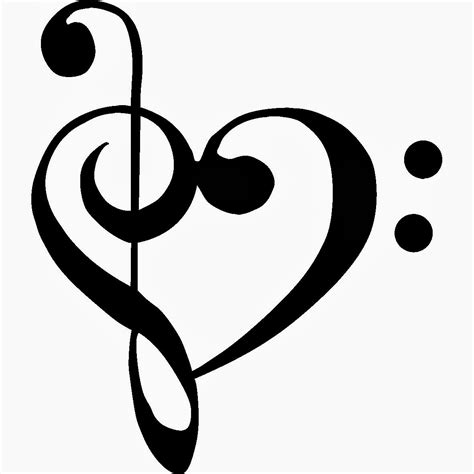 Music Note Heart Clipart Best