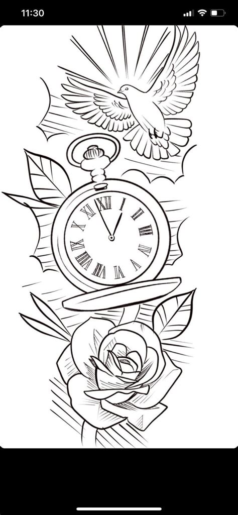 An Image Of A Clock And Roses On A Phone Screen With The Time Being 11 00