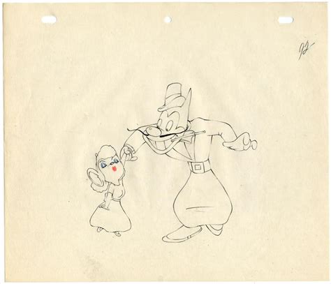 Paul Terry Mighty Mouse Animation Drawing