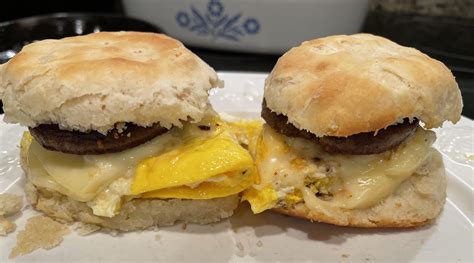 Buttermilk Biscuit Sausage Egg And Cheese Please Rdixiefood