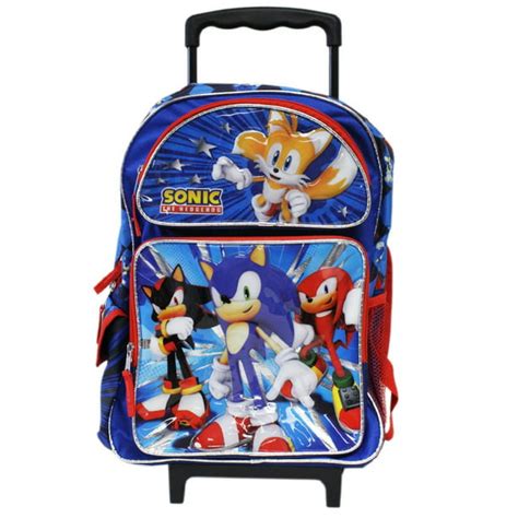 Sonic The Hedgehog Large Rolling Backpack Sonic The Hedgehog Team