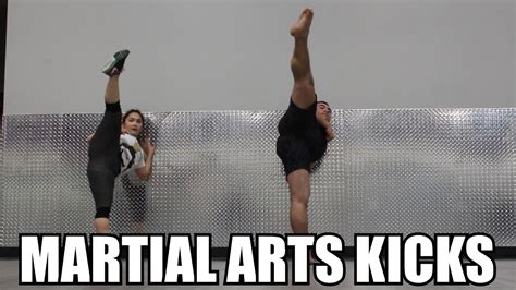 Martial Arts Kicking Drills Feat Brian Le And Gemma Nguyen Youtube