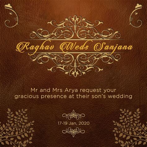 Whatsapp us/uk/ca number working 2020. Wedding Card Product Details- WCH006