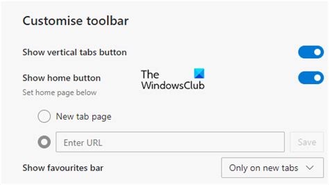 How To Add Or Remove Vertical Tabs Button In Microsoft Edge Chromium