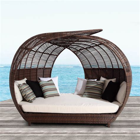 China Dome Round Sunshine Lounge Beach Chaise Lounge Circular Garden