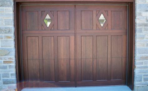 Tudor Style Wood Garage Door Portes Bourassa
