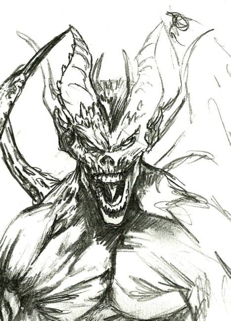 Screamin Demon Drawingillustration For Sale By Gidunnow Foundmyself
