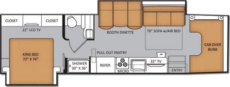Check spelling or type a new query. Image result for thor class c rv floor plans | Motorhome ...
