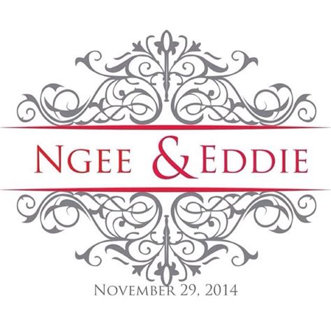 Then we'll put to work our powerful ai technology to create logo. Ngee & Eddie's Nigerian Wedding Logo #LoveweddingsNG ...