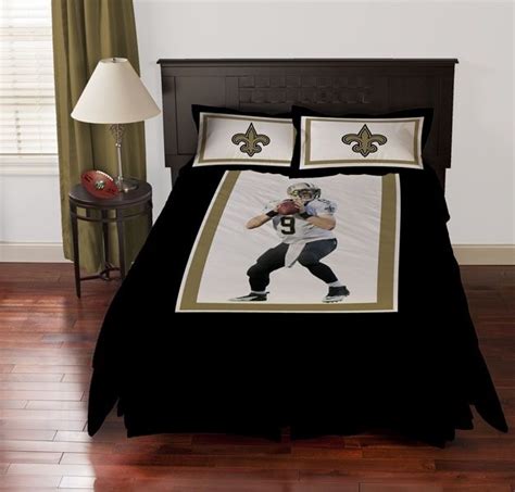 Shop new orleans saints blankets, bed and bath accessories from fansedge to bring some team flair into your home! New Orleans Saints Drew Brees Bed Comforter Set ...