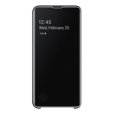 Samsung Galaxy S10e Clear View Cover Black Auditech