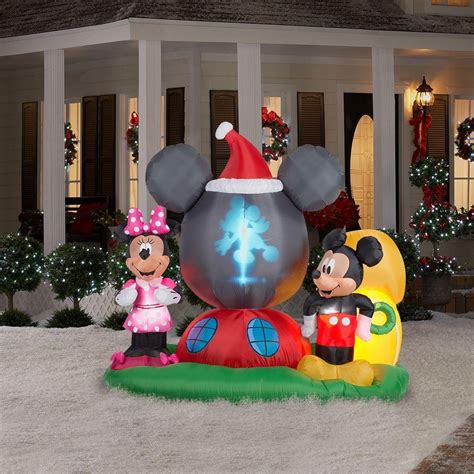 From santa figures to animals, we cover it all. Mickey Minnie Mouse Christmas Inflatables | Christmas Wikii