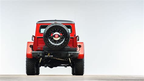 1955 Willys Jeep Pickup With Jk Wrangler Chassis Rocks Supercharged V6