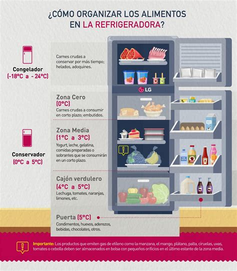 Cómo organizar los alimentos en la refrigeradora
