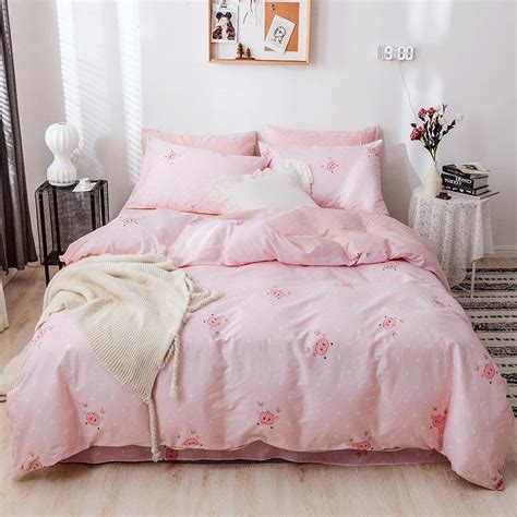 You can choose from a lovely pastel. Girls Pink Cute Pig Pastel Style Twin, Full Size Bedding ...