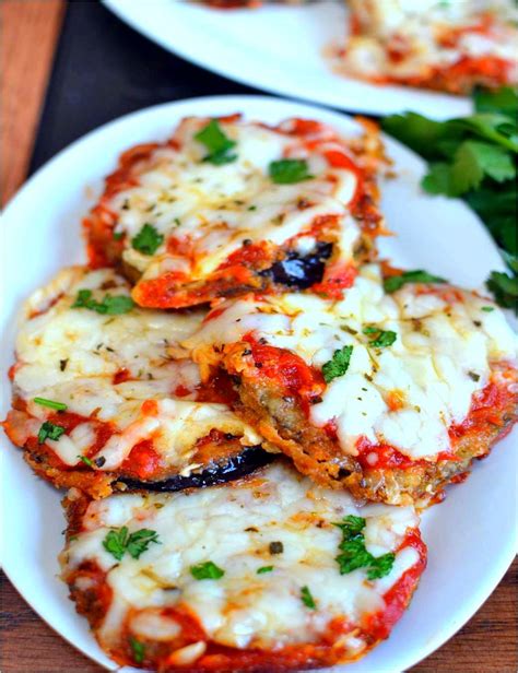 Baked Eggplant Parmesan Recipe Simple Worldrecipes