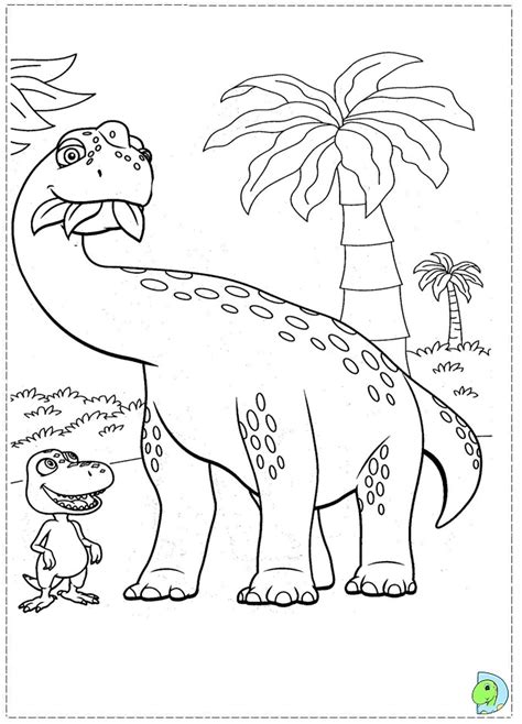 So you can print your own coloring book. Dino train Coloring page- DinoKids.org