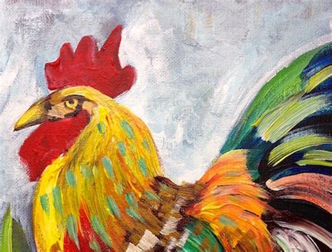 How To Paint Rooster The Art Sherpa The Art Sherpa Painting