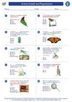 Animal Growth and Reproduction. Science Worksheets and ...