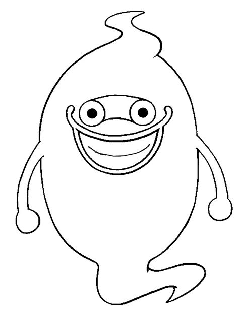 Coloring page YoKai Watch Whisper 4
