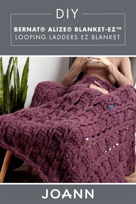 Stay Warm And Comfy This Season With This DIY Bernat Alize Blanket EZ
