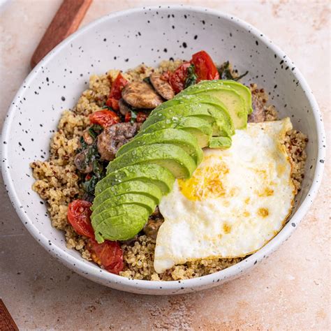 Savory Quinoa Breakfast Bowl With Veggies Marley S Menu