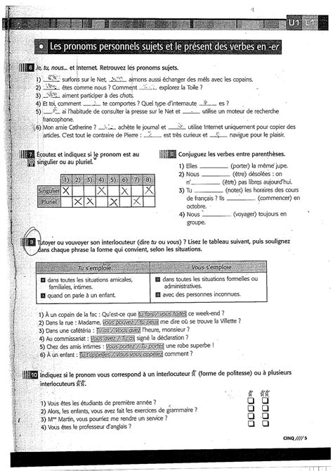 Recopilación de ejercicios para practicar y aprender el manejo del programa acces, que se utiliza para crear y administrar bases de datos. Protocolo y Ceremonial: Francés I - 1° Parcial Grammaire
