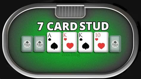 I have been a cash game professional for over a decade and will tell you exactly what you need and how to get set up. 7 Card Stud - Poker Rules And Strategies For This Exciting ...